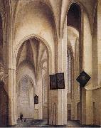 Pieter Jansz Saenredam Church Interior in Utrecht Spain oil painting artist